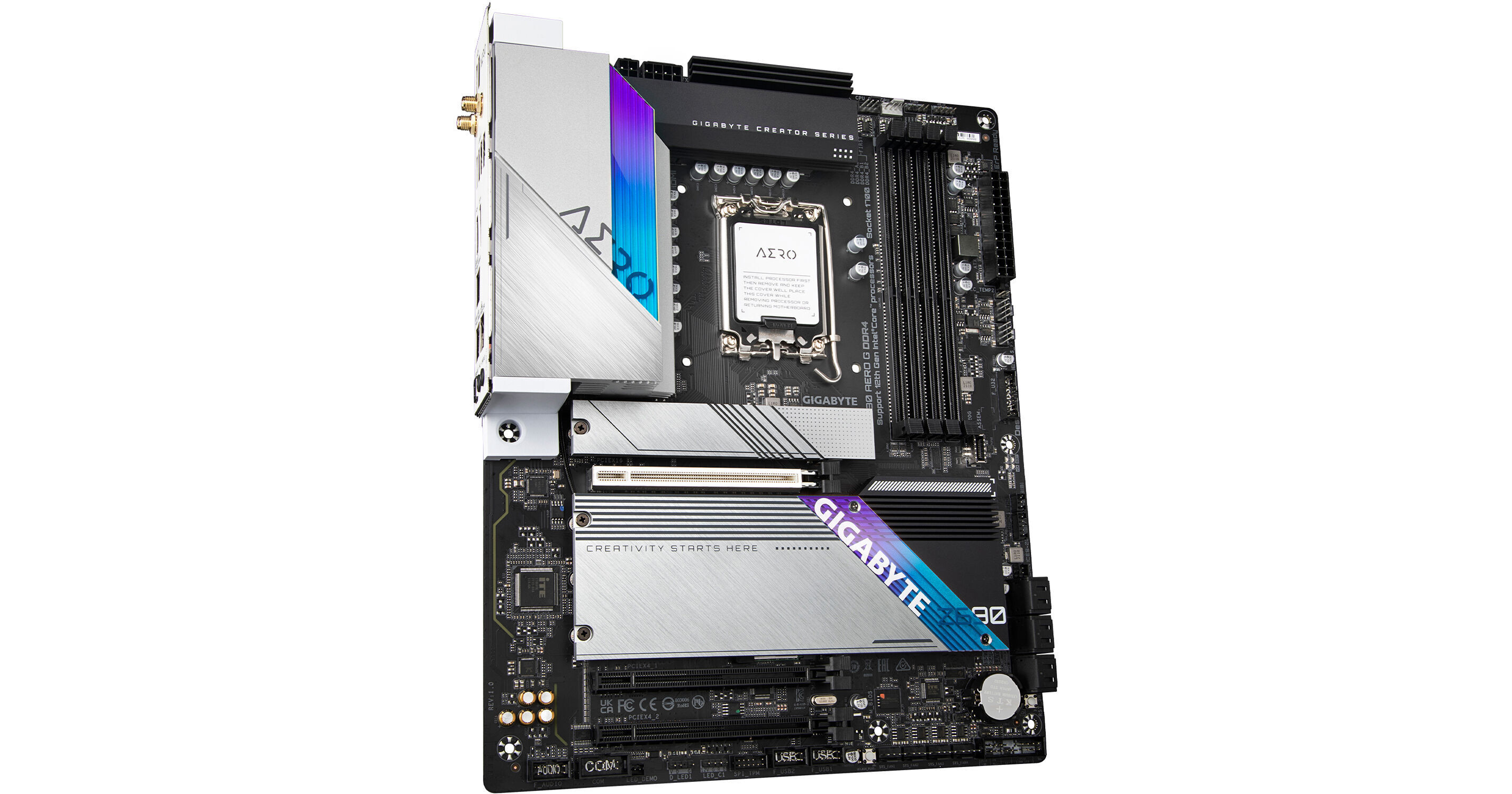Gigabyte Z690 AERO G DDR4 LGA1700 ATX Motherboard Z690 AERO G
