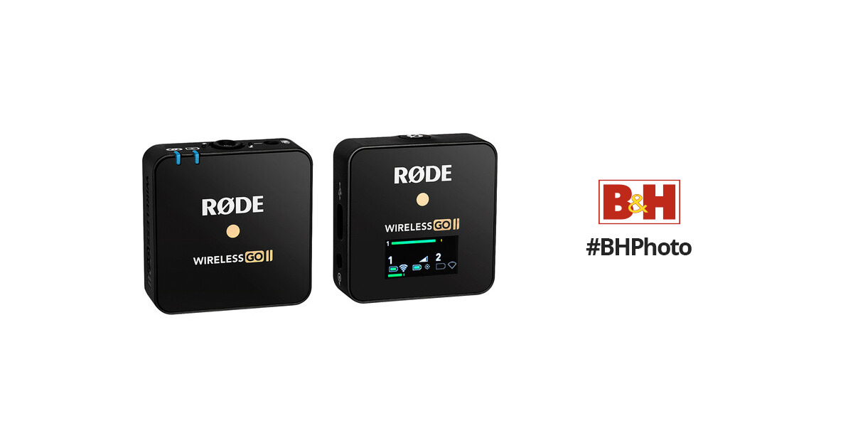 RODE Wireless GO II Single Compact Digital WIGO II SINGLE B&H