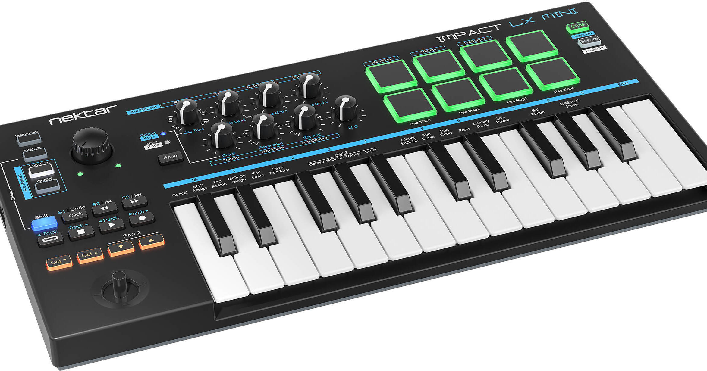 Nektar Technology Impact LX Mini 25-Note USB MIDI Controller Keyboard