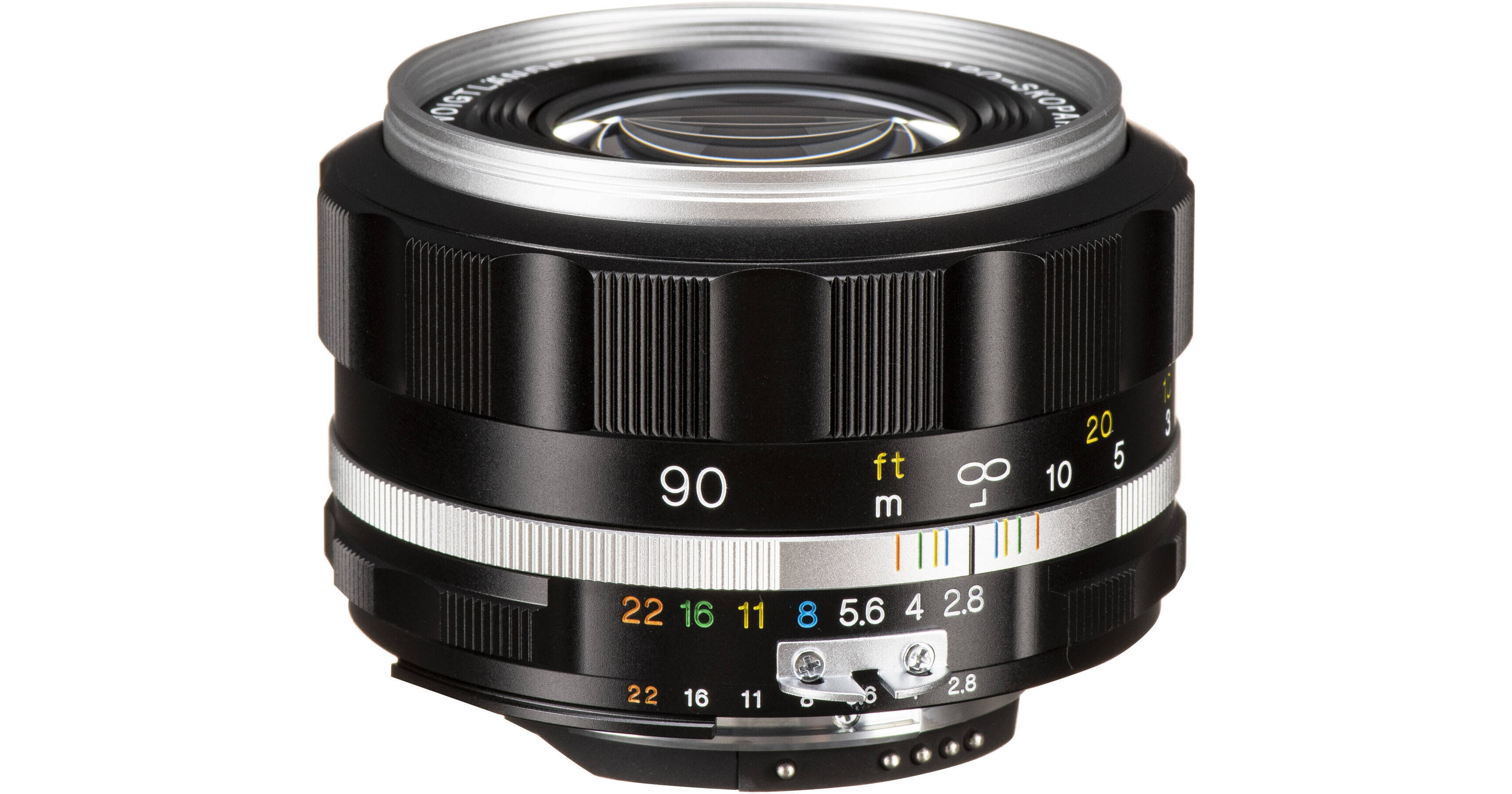 Voigtlander 90mm f/2.8 SLIIs Apo-Skopar for Nikon AIS F-Mount (Silver Rim)