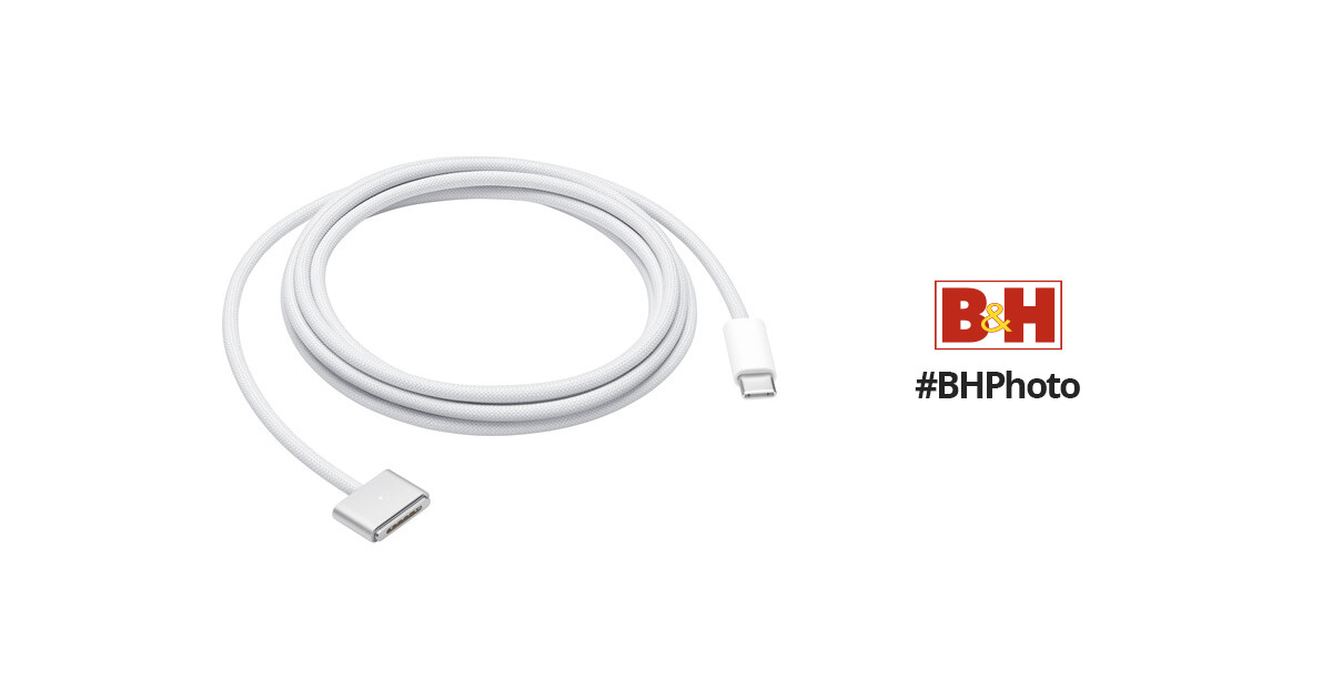 Buy Apple Type C to MagSafe 3 6.6 Feet (2M) Cable (Magnetic Connection,  White) Online - Croma