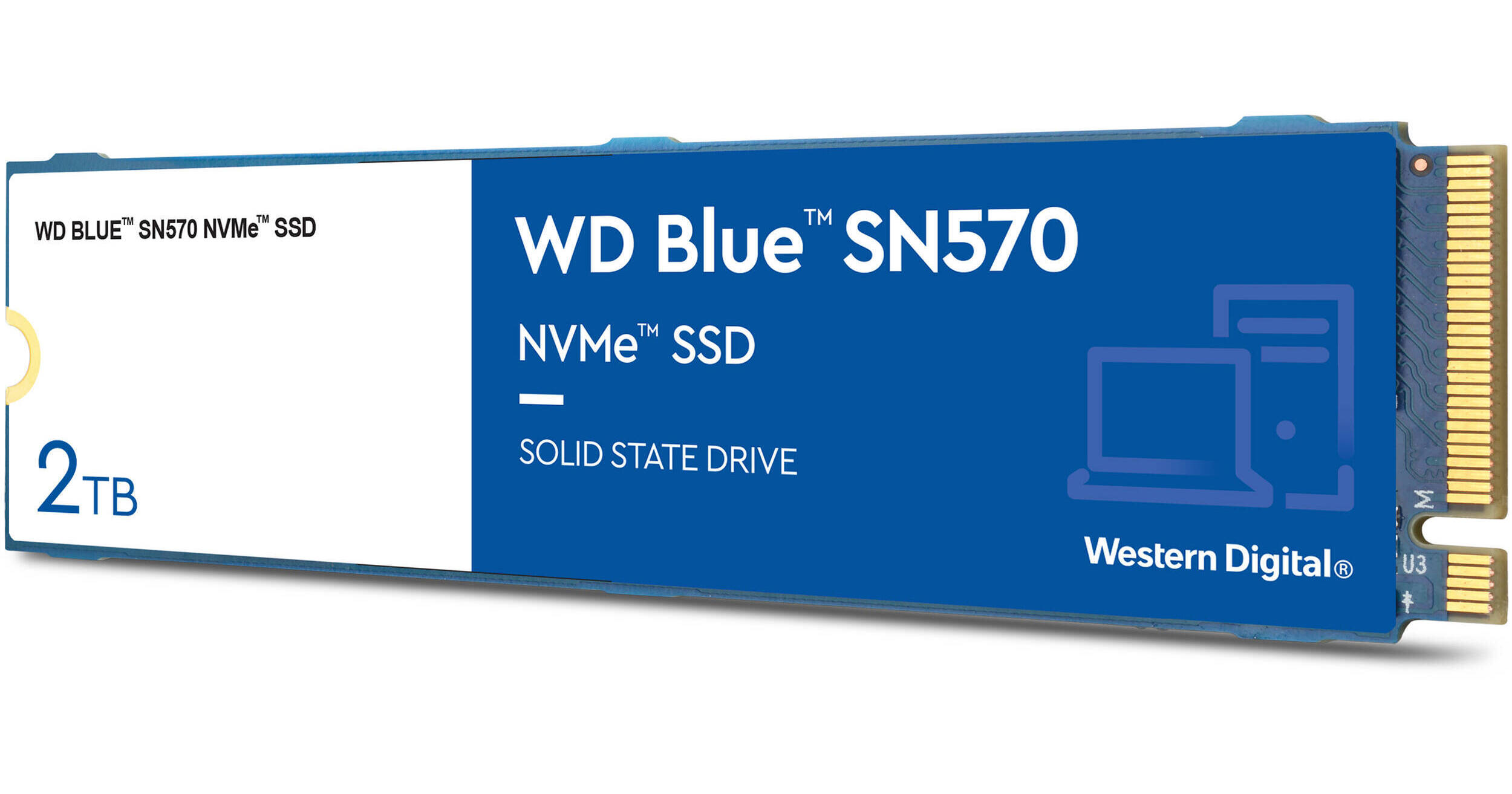 WD 2TB Blue SN570 NVMe M.2 Internal SSD WDBB9E0020BNC-WRSN B&H