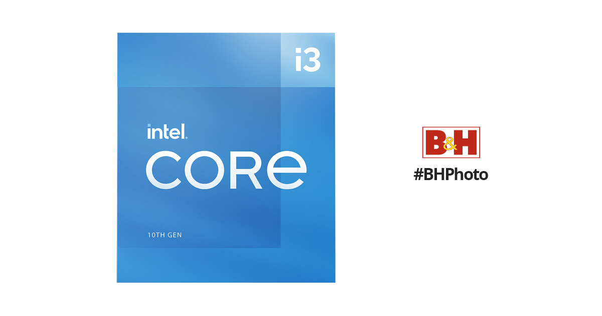 Intel Core i3-10100F 3.6 GHz Quad-Core LGA 1200 Processor