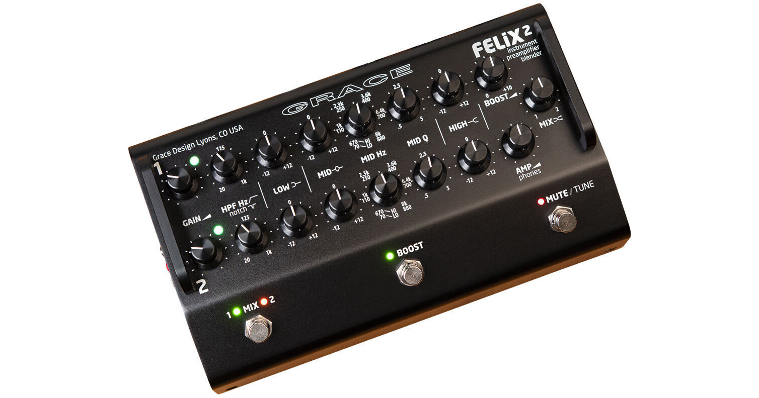 Grace Design Instrument Preamp Blender Black Finish FELIX 2 BK