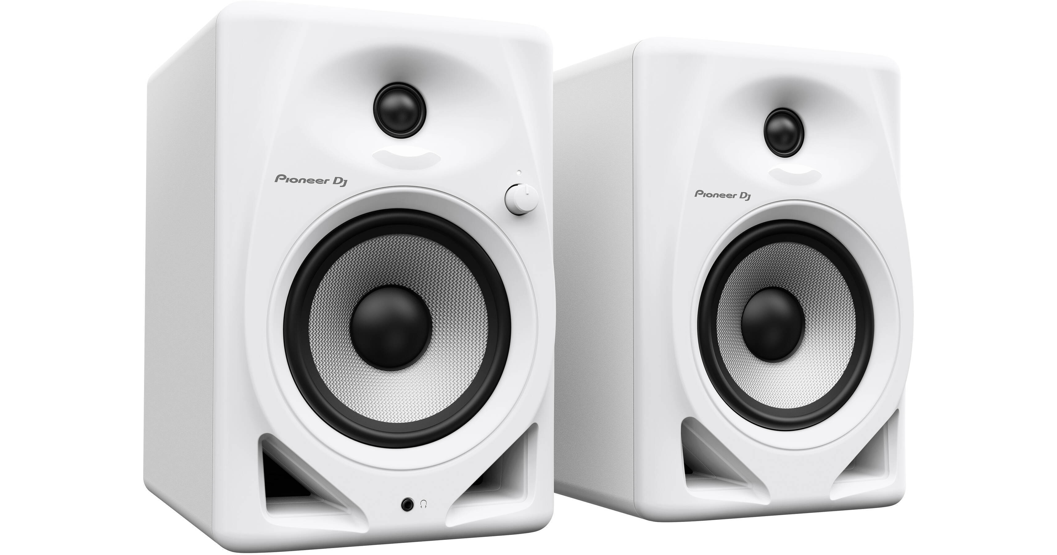 Pioneer DJ DM-50D-W 5-Inch Powered Monitors (Pair) - White