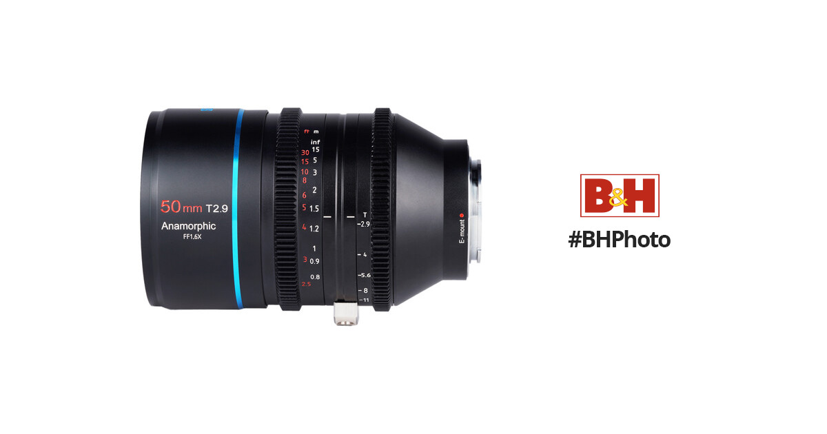 Sirui 50mm T2.9 Full Frame 1.6x Anamorphic Lens (Leica L)