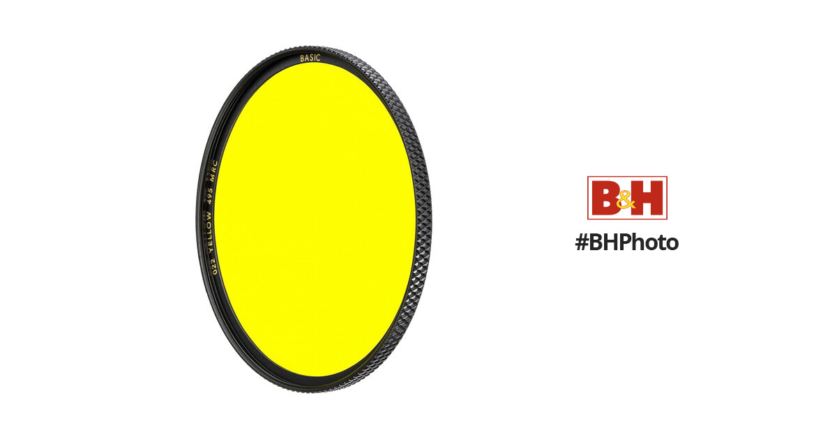 B+W #495/022 Yellow MRC Basic Filter (39mm)