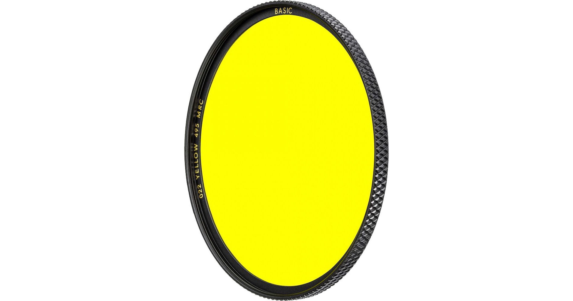 B+W #495/022 Yellow MRC Basic Filter (49mm) 66-1102638 B&H Photo