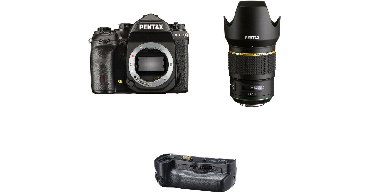 Pentax Pentax K1 Mark II DSLR Camera with 50mm Lens and Battery