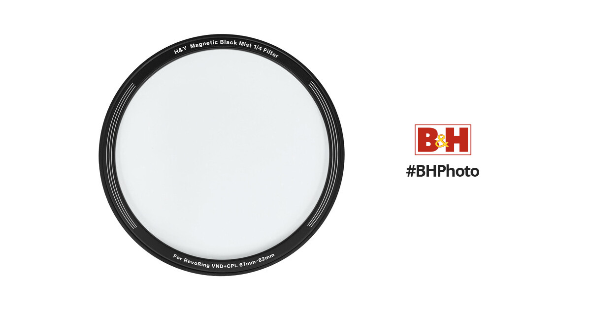 カメラ ビデオカメラ H&Y Filters Black Mist Magnetic 1/4 Clip-On Filter RMB4-82 B&H