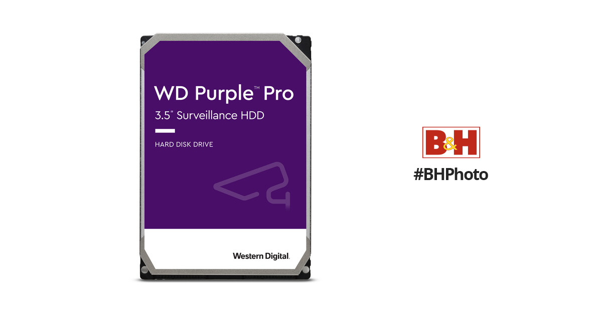 WD 12TB Purple Pro 7200 rpm SATA III 3.5