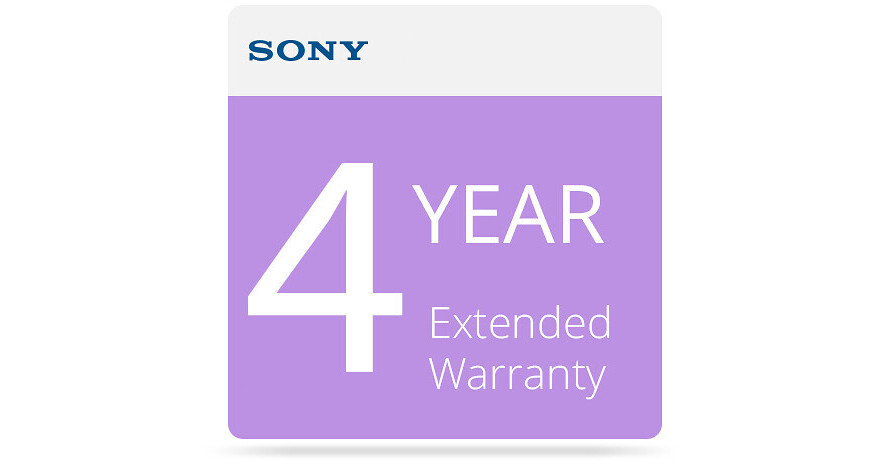 Sony 4Year Protect Plus Extended Warranty with ADP 1020913641