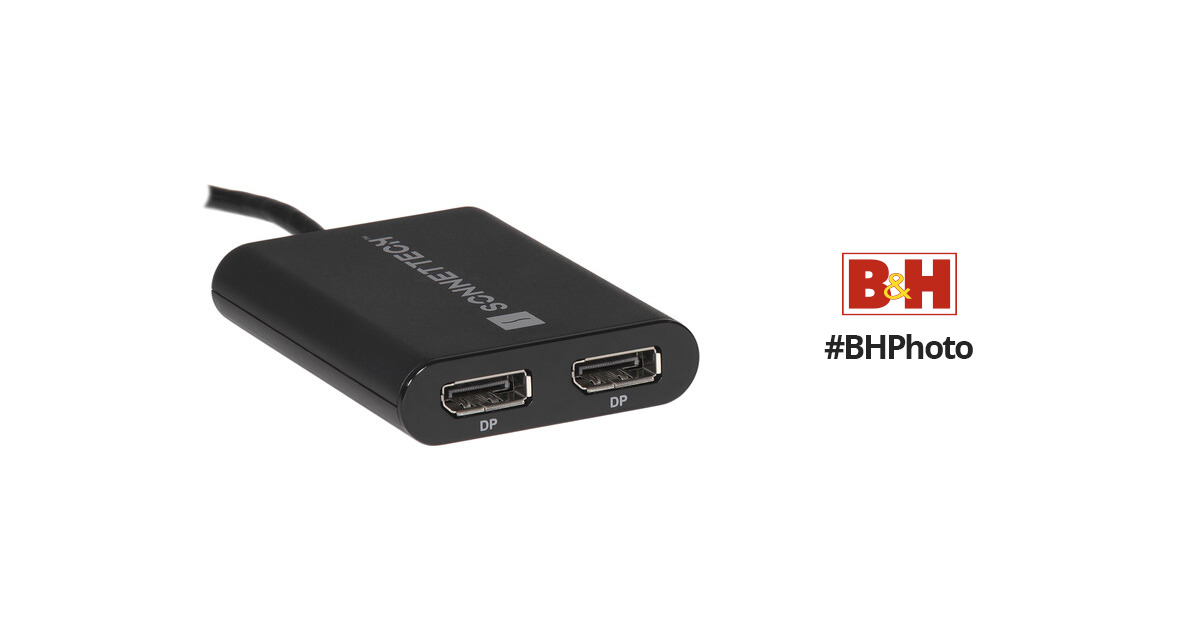 Sonnet DisplayLink USB Type-A to Dual DisplayPort USB3-DDP4K B&H