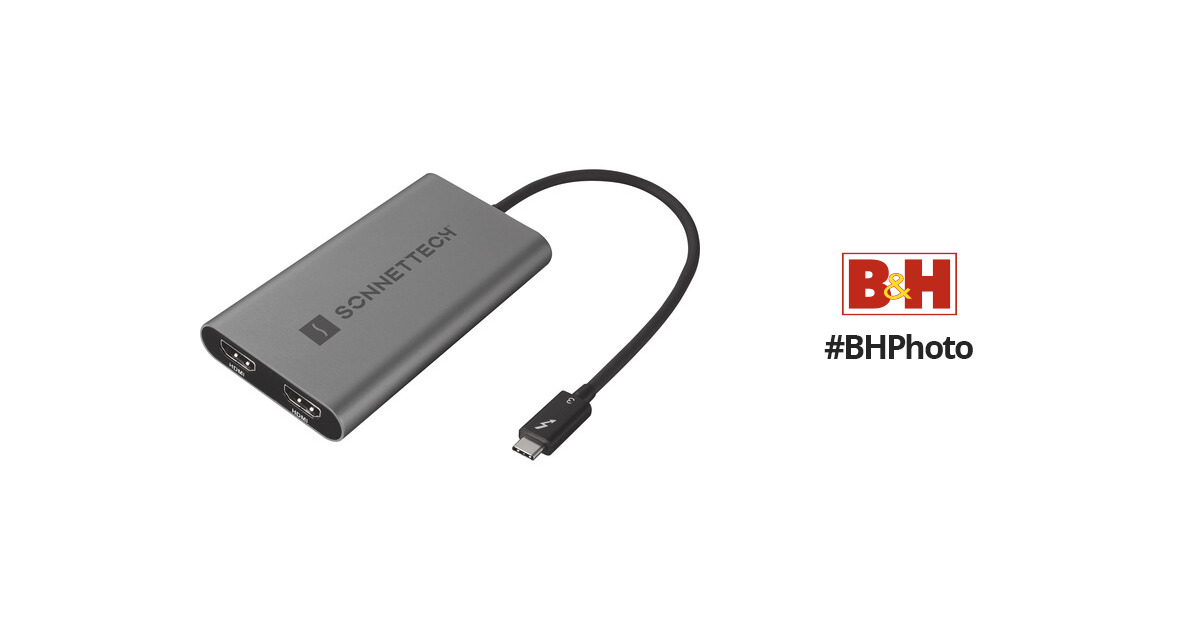 USB-C to Dual 4K 60Hz HDMI Adapter – SONNETTECH
