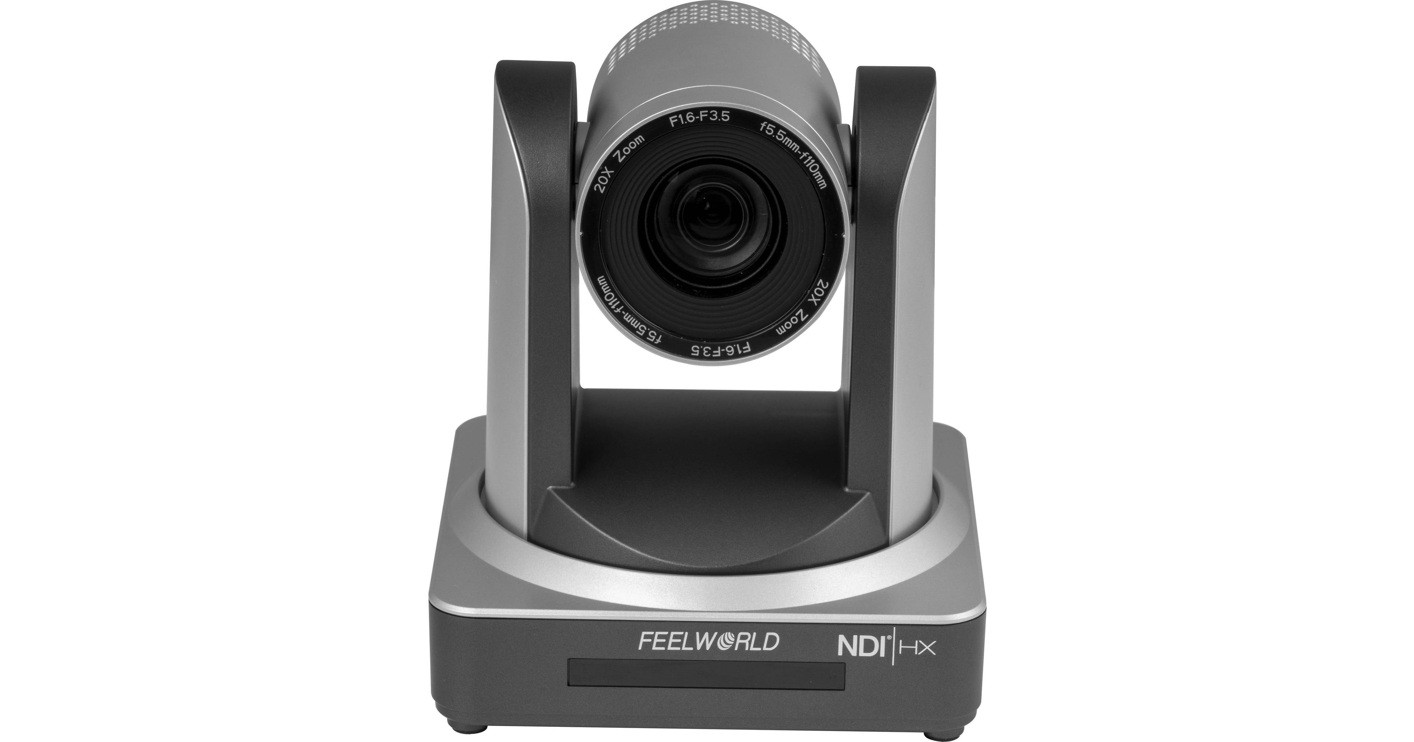 FeelWorld NDI20X NDI PoE PTZ Camera with 20x Optical Zoom NDI20X