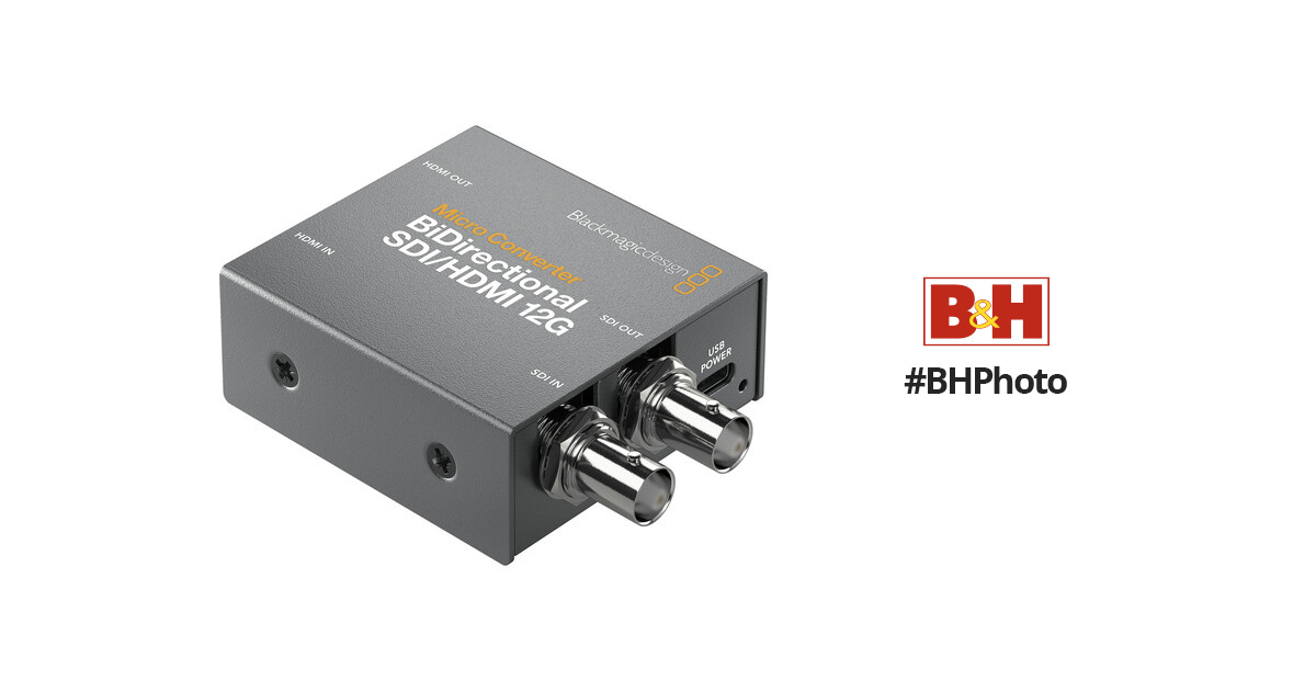 Blackmagic Design CONVBDC/SDI/HDMI BiDirectional SDI/HDMI MicroConverter w/ P... 