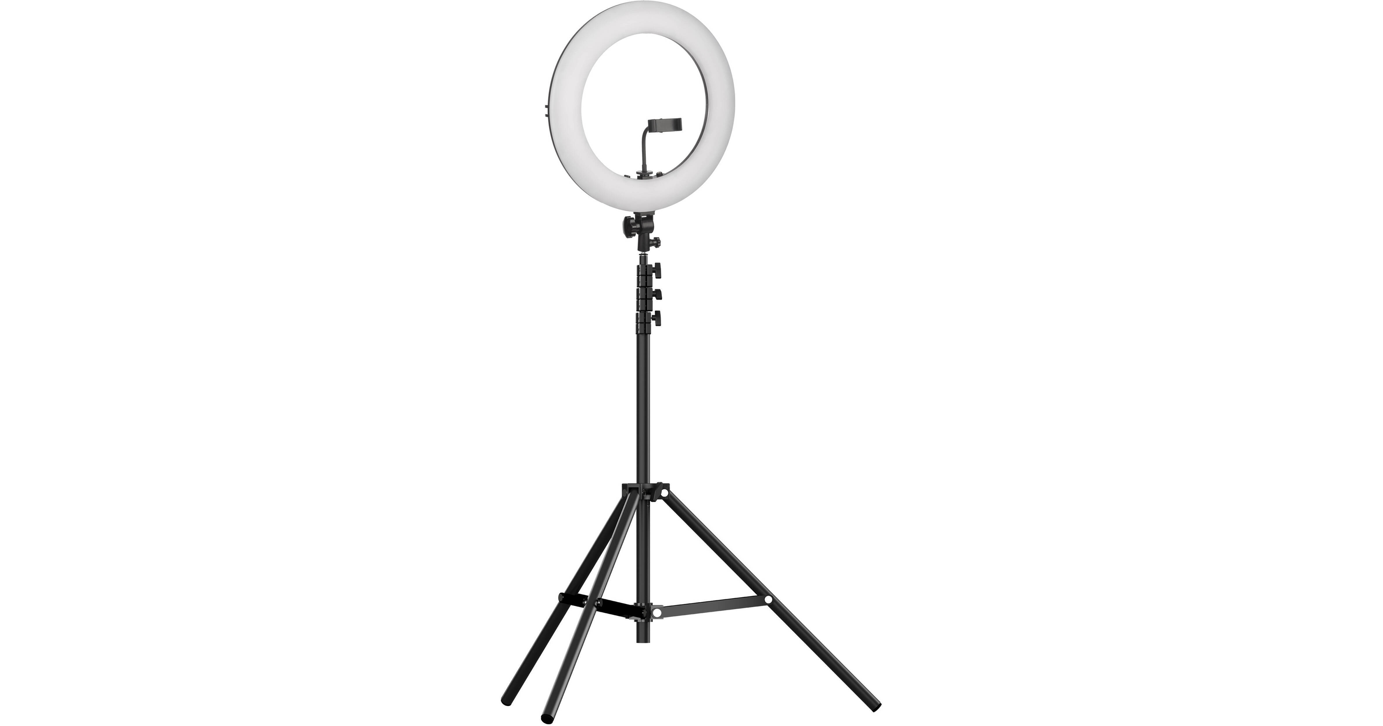 Angler Bi-Color Ring Light Kit with Light Stand (18) B&H Photo