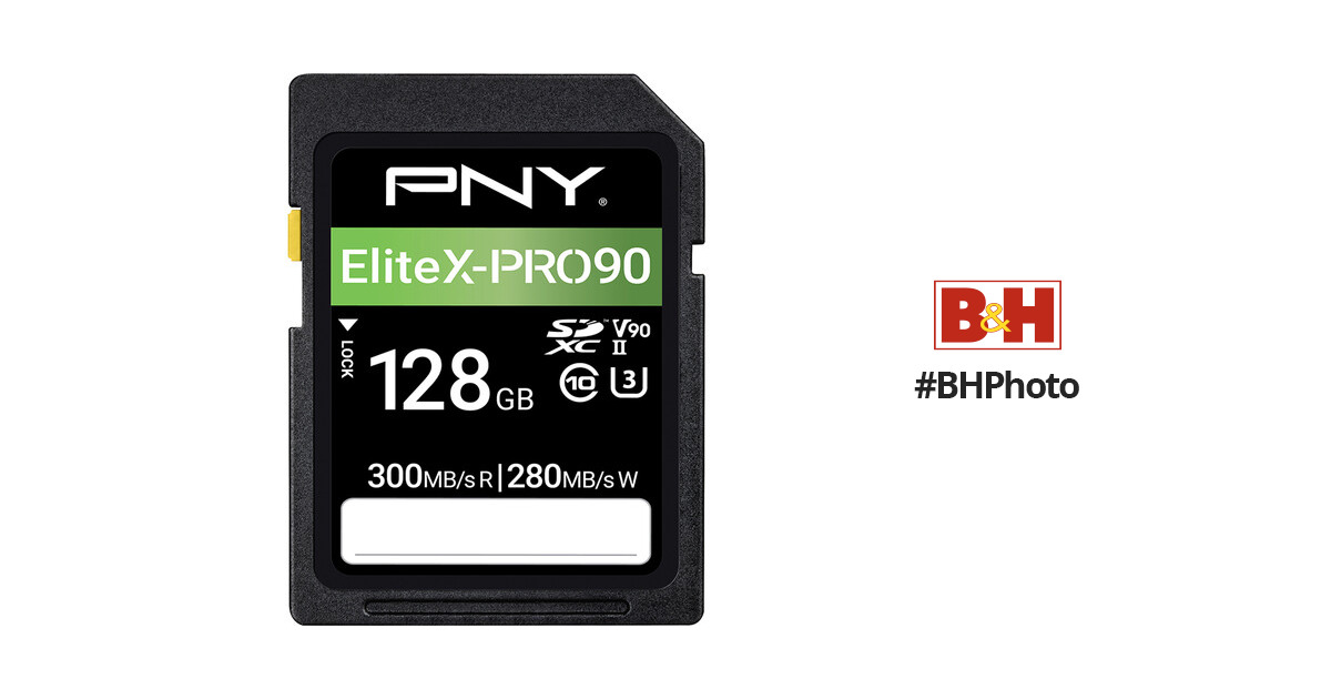 PNY Carte SD X-Pro 90 Classe 10 U3 V90 UHS-II 64 Go : meilleur