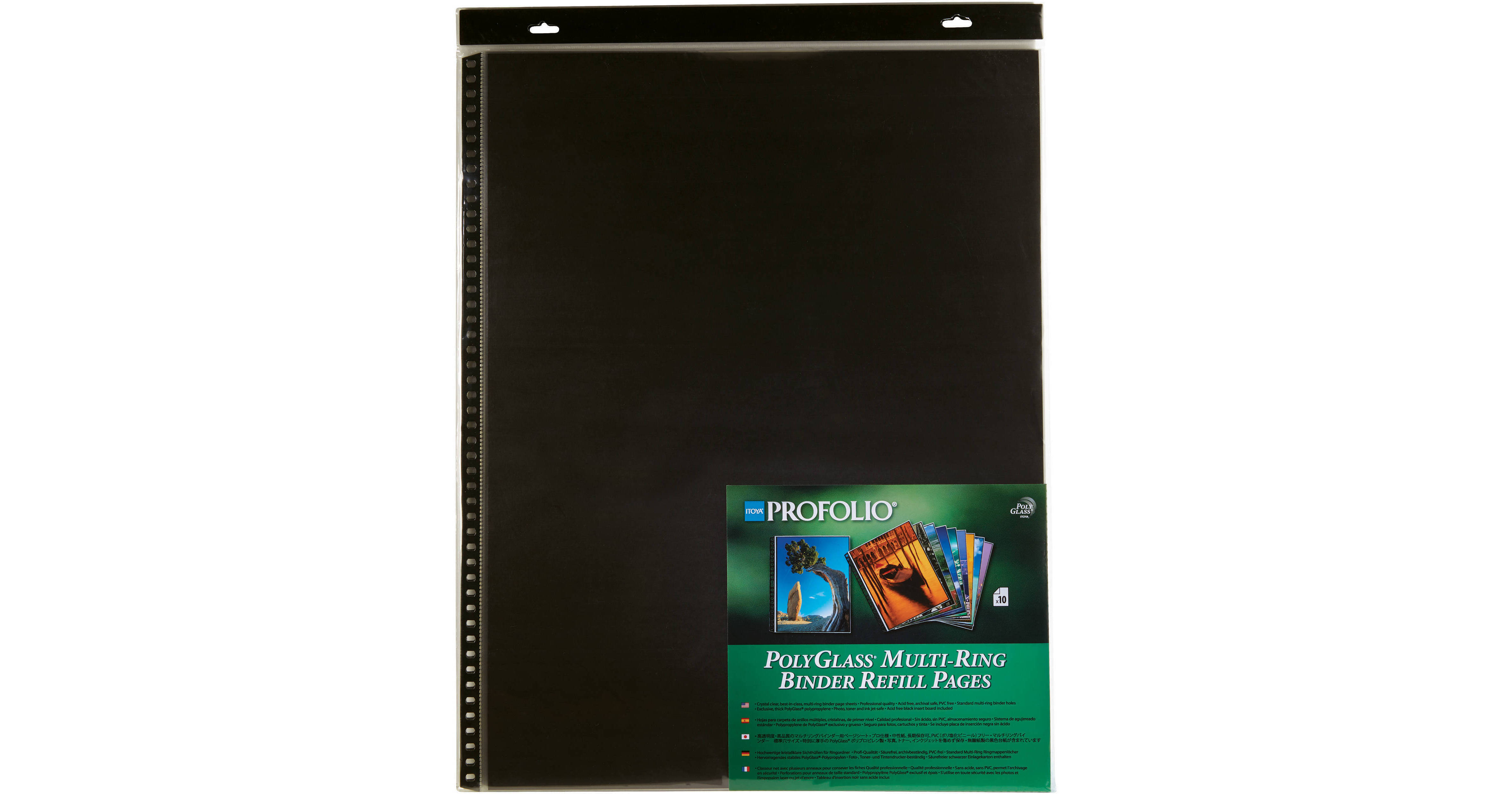 Itoya ProFolio PolyGlass Pages (Portrait, 18 x 24, 10 Pages)