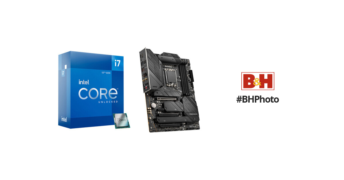 PC/タブレット PCパーツ Intel Core i7-12700K 3.6 GHz 12-Core LGA 1700 Processor & MSI