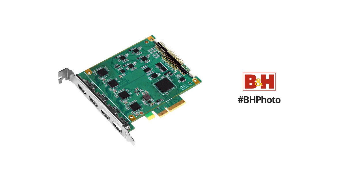 YUAN Quad 4K HDMI 4-Input PCIe Capture Card SC410N4 HDMI B&H