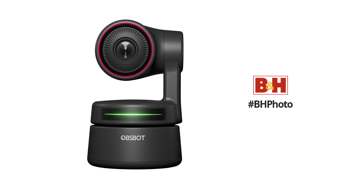 OBSBOT Tiny 4K AI-Powered PTZ 4K Webcam OWB-2105-CE B&H Photo