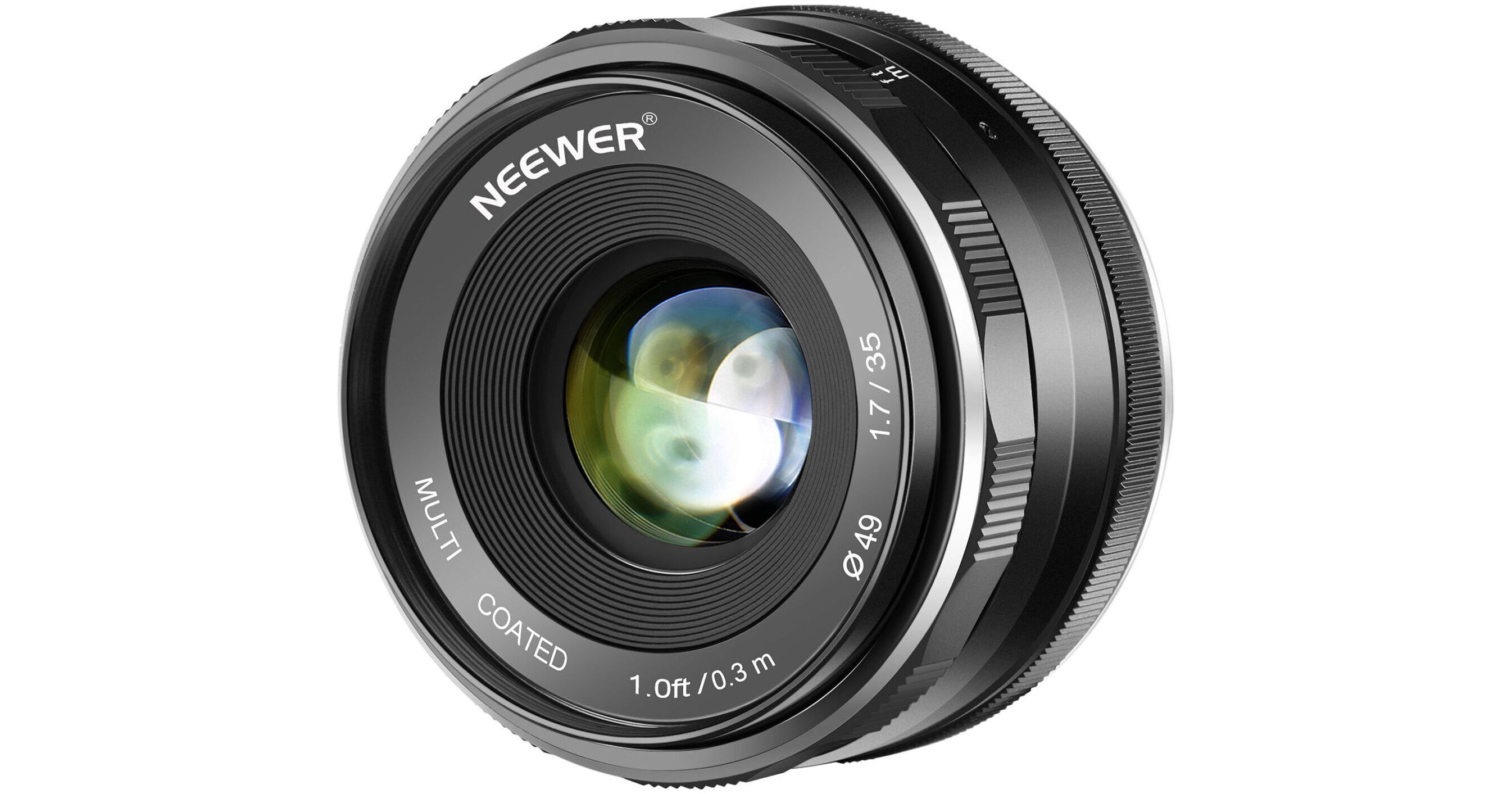 Neewer 35mm f/1.7 Manual Prime Lens for Canon EF-M Mount