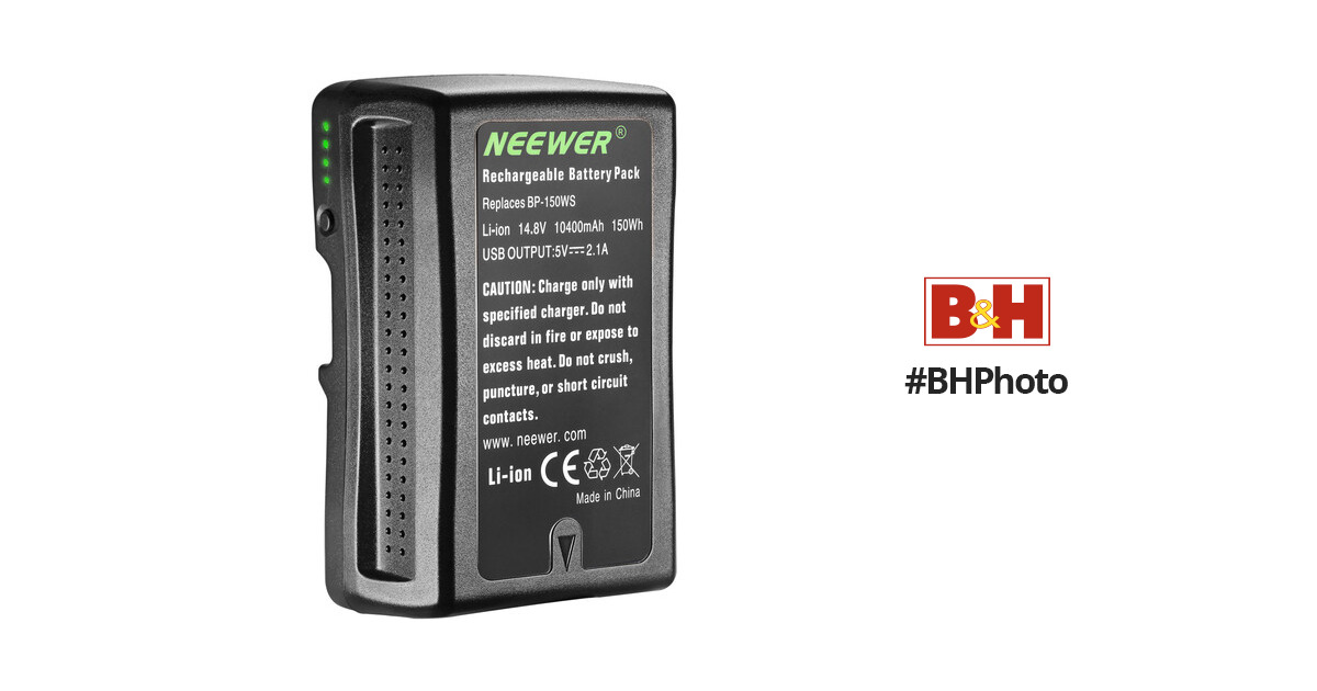 NEEWER BP-95W 6600mAh V-Mount Rechargeable Li-ion Battery - NEEWER –  NEEWER.CA