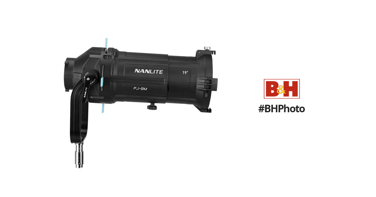 Nanlite Projection Attachment for Bowens Mount PJBM19 B&H Photo