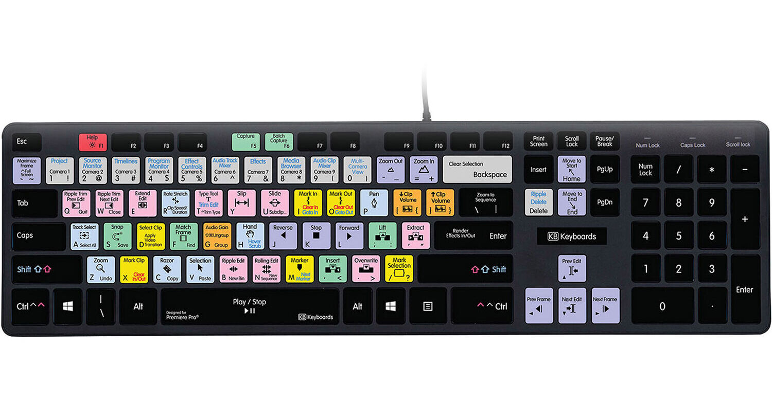 KB Covers Premiere Pro Slimline Keyboard for Windows