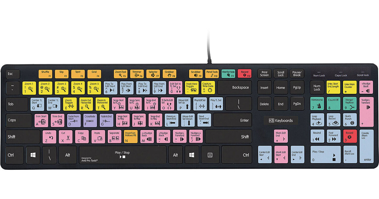 KB Covers Pro Tools Slimline Keyboard for Windows PTSLWINUS