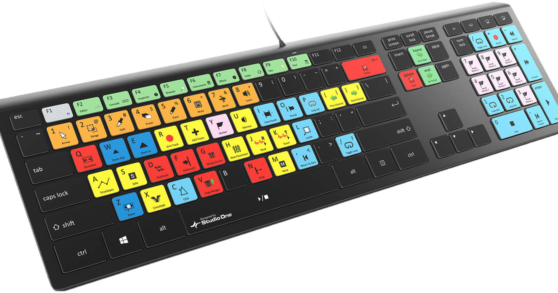 KB Covers Studio One Backlit Keyboard for Windows STUO-BL-WIN-US