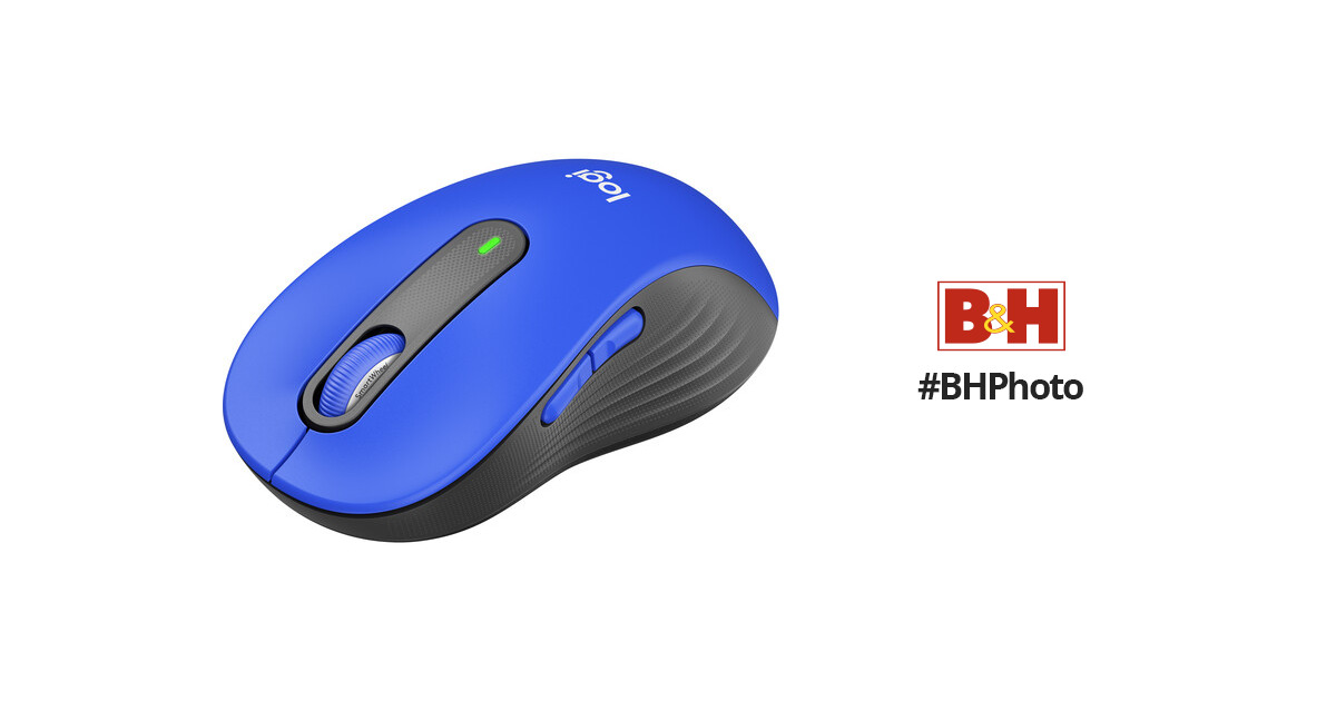 Logitech SIgnature M650 L Wireless Mouse - Blue for sale online