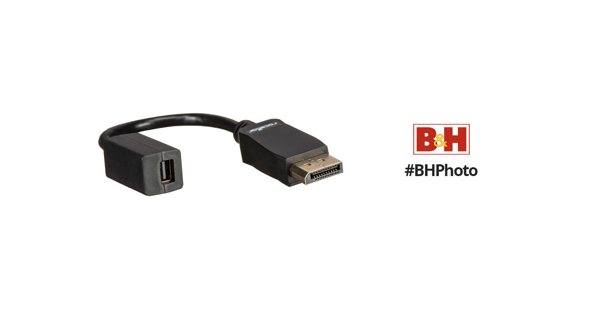 Rocstor DisplayPort 1.4 Cable (3') Y10C281-B1 B&H Photo Video