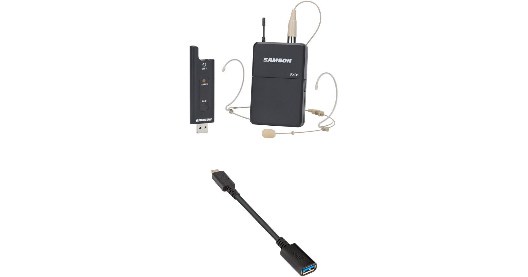 Samson XPD2 Headset USB Digital Wireless Microphone System Kit