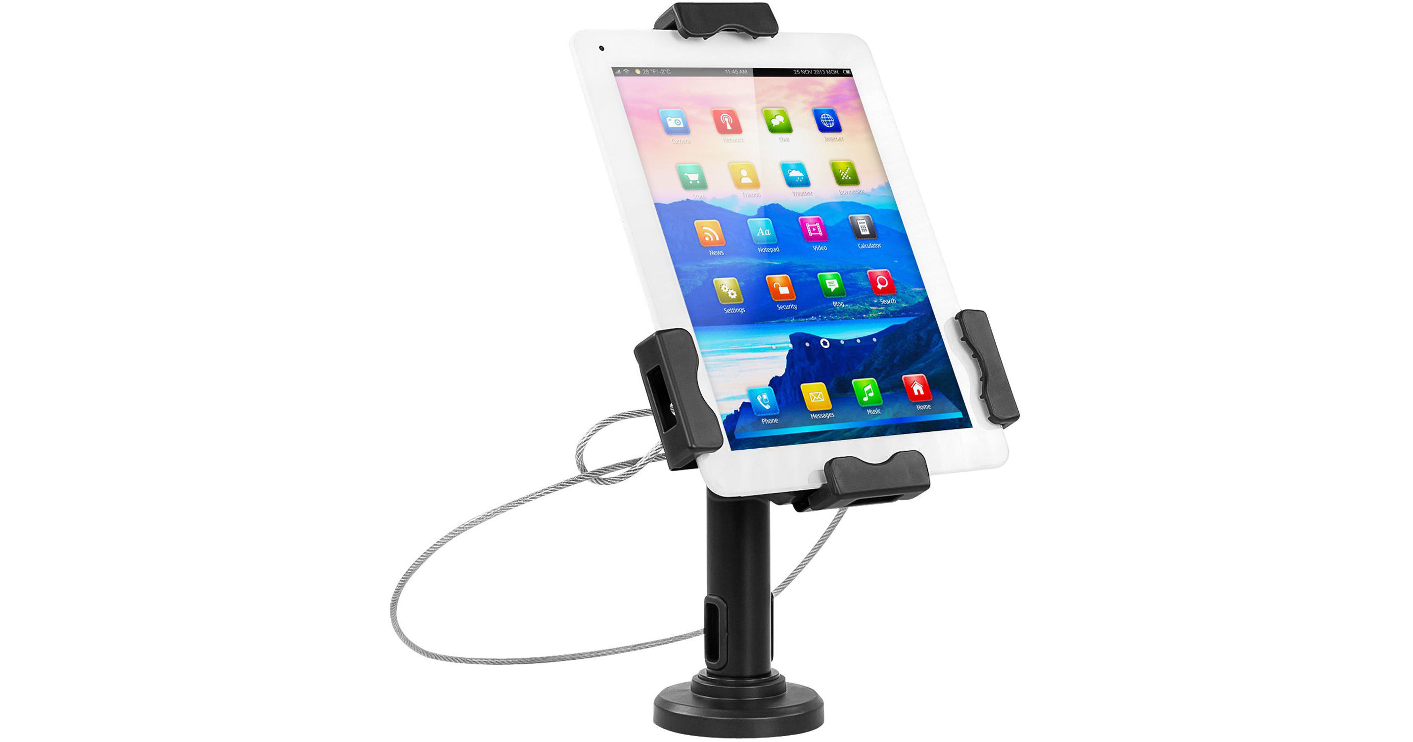 MountIt! Secure Tablet Kiosk Locking Tablet Stand MI3784 B&H