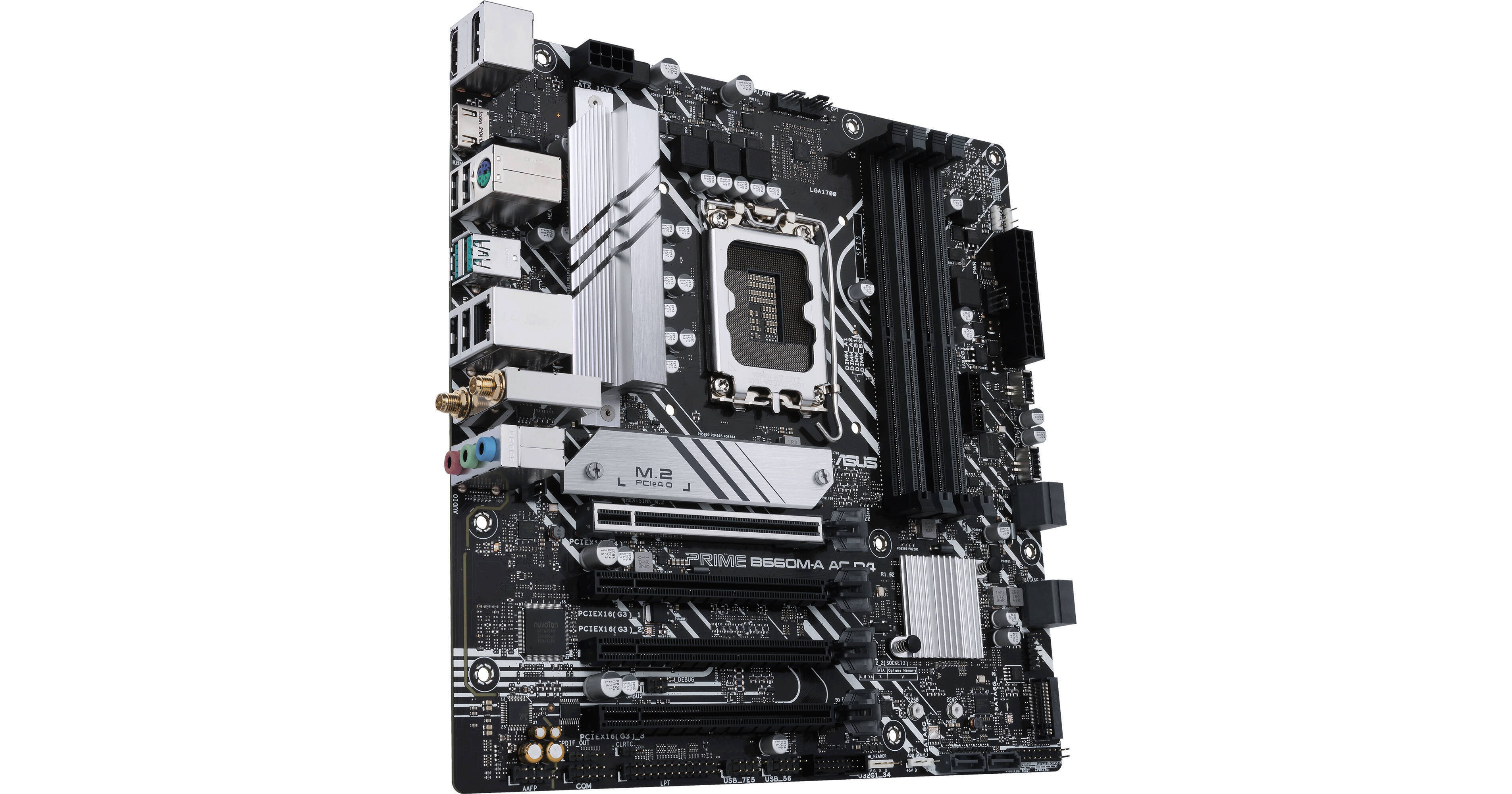 ASUS PRIME B660MA AC D4 MicroATX Motherboard PRIME B660MA AC