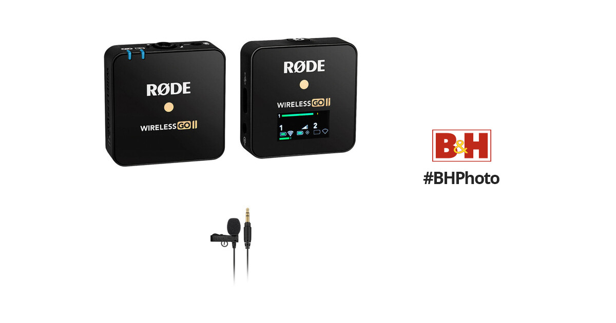 Rode Wireless GO Sistema de micrófono inalámbrico digital compacto (2,4  GHz) – Roditec