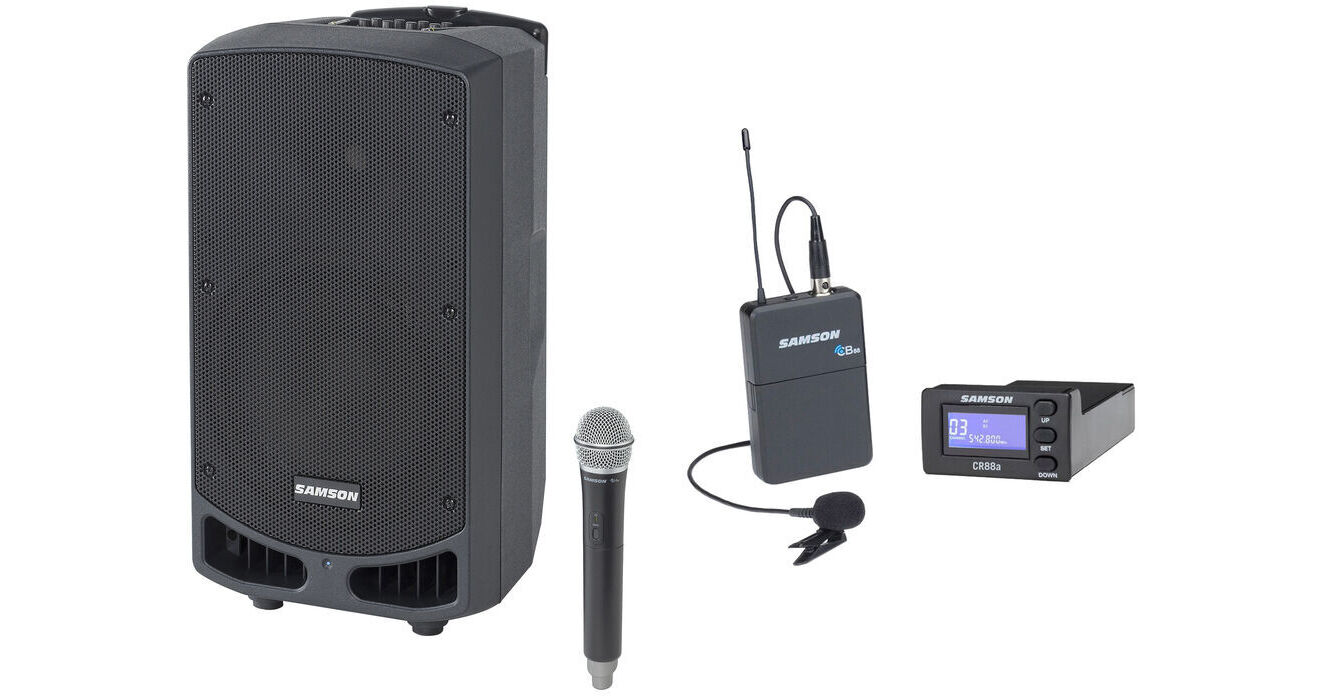 Samson Expedition XP310w Portable PA Kit with Concert 88a