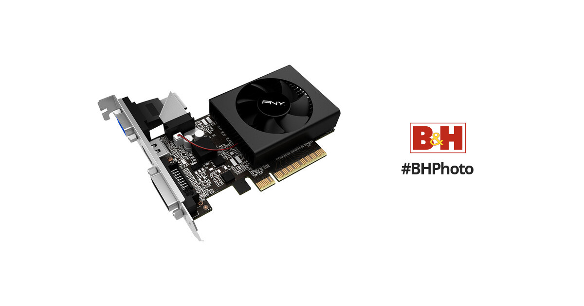 PNY GeForce® GT 730 2GB DDR3 Single Fan Graphics Card