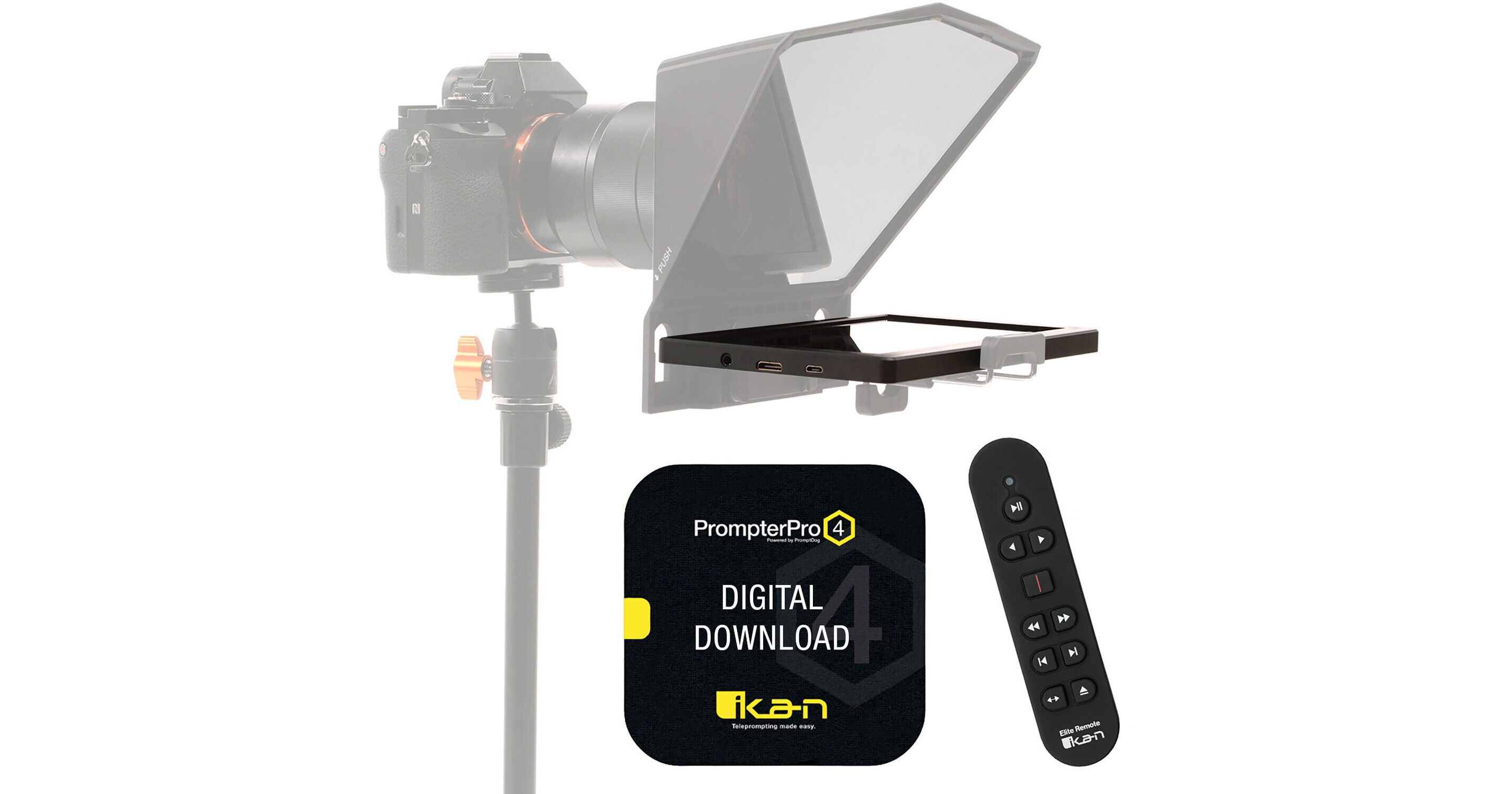 ikan Teleprompter Upgrade Kit with 7" Monitor, HSPT700UGK B&H
