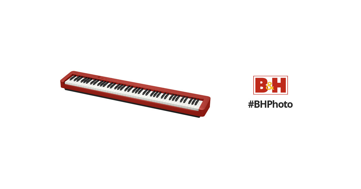 Piano Digital Casio CDPS160 Vermelho Kit Completo - Super Sonora!