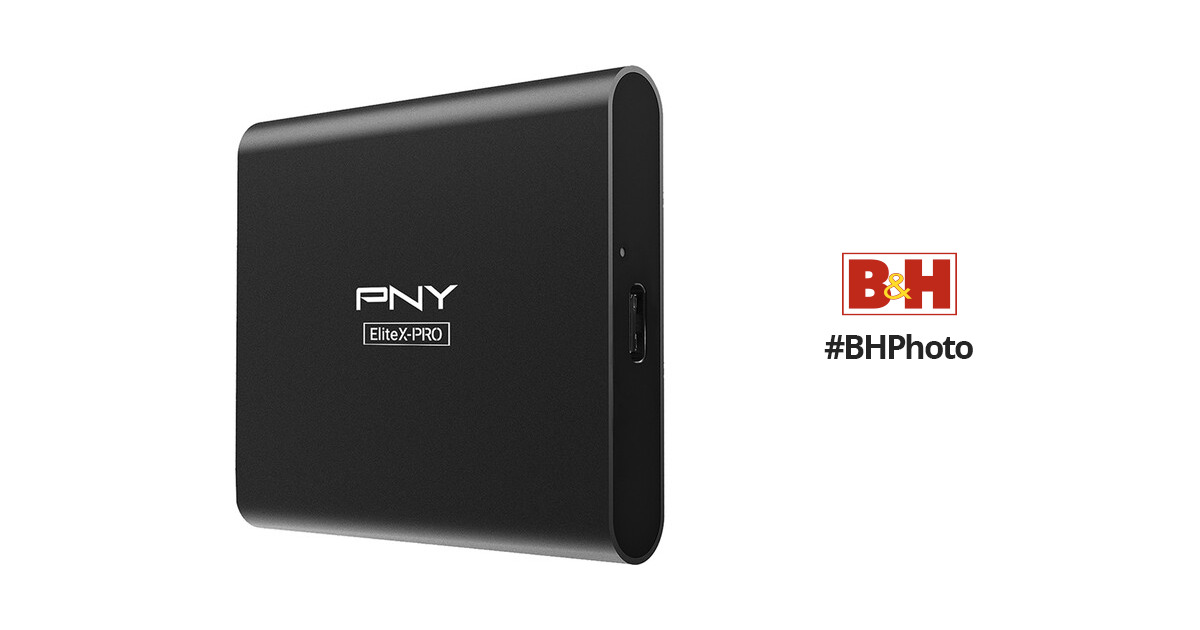 Portable Solid State Drive (SSD) PNY Pro Elite V2 500GB USB 3.2 Gen 2x1  Type-C 751492647548 