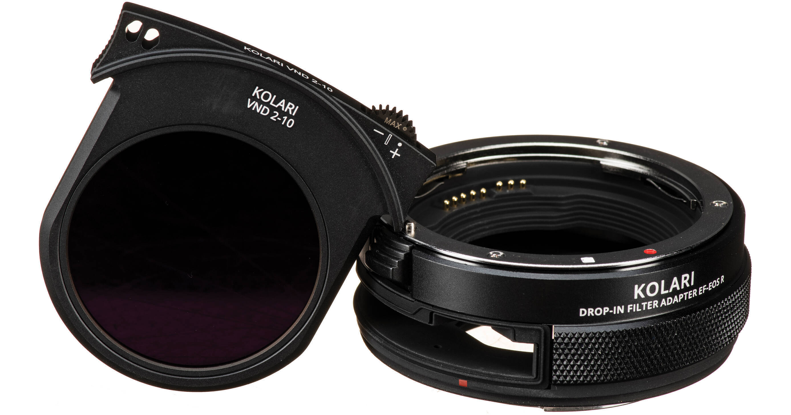 Kolari Vision EF-EOS R Drop-In Lens Adapter with VND RFEFVND B&H