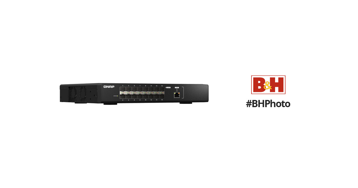 QNAP QSW-M5216-1T 16-Port 25GbE/10GbE Layer 2 Web