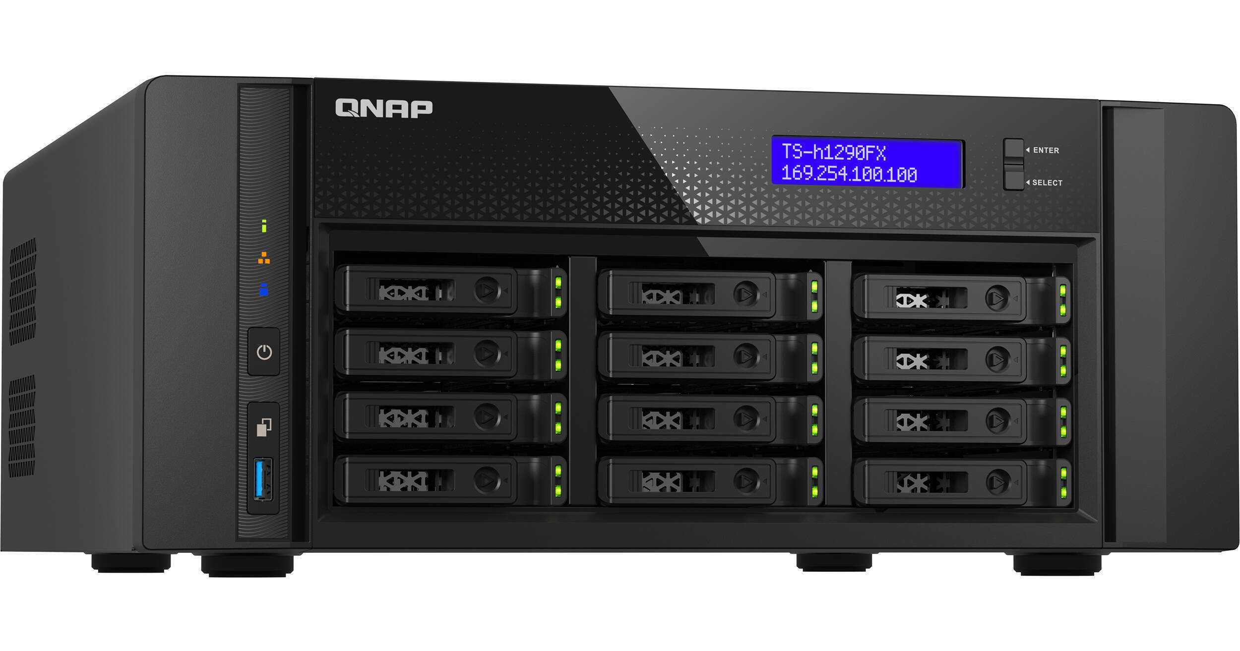 QNAP TS-H1290FX-7232P-64G-US 12-Bay NAS Enclosure