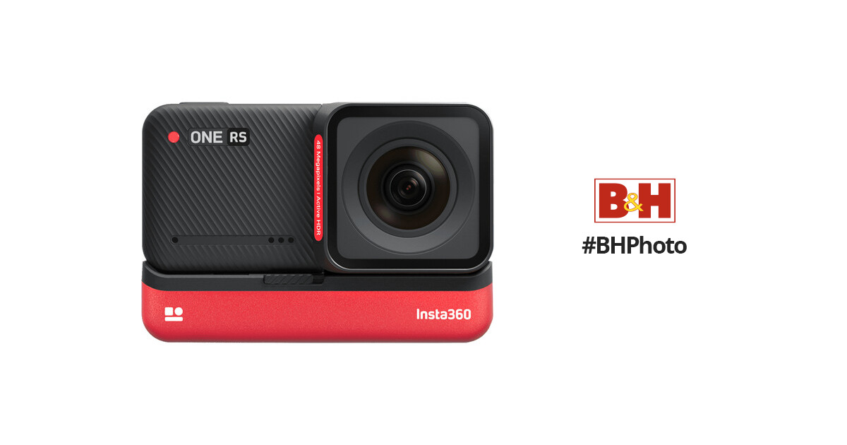 Insta360 ONE RS 4K Edition Caméra d'action étanche 4K 60fps avec  stabilisation FlowSate, photo 48MP, HDR actif, édition AI + perche à selfie  + trépied + carte 64 Go + lecteur de