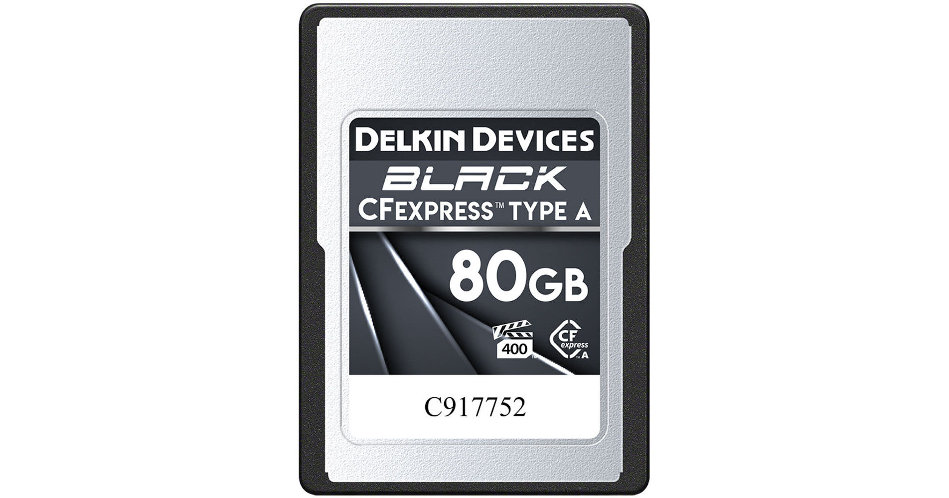 Delkin Devices 80GB BLACK CFexpress Type A Memory Card