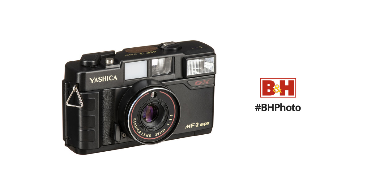 Yashica MF-2 Super DX 35mm Camera with Case YAS-MF2SDX-BK-CS B&H