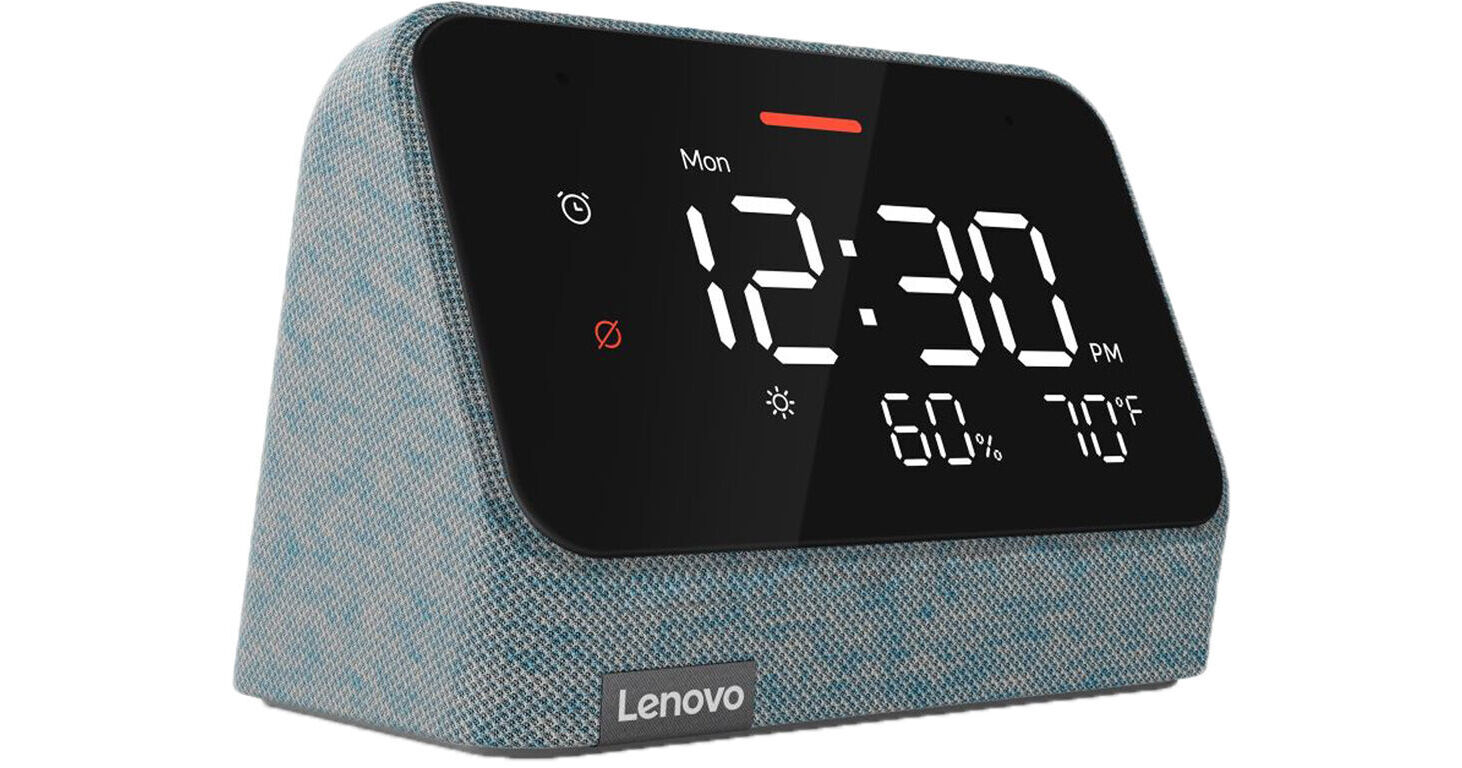 Lenovo Smart Clock Essential with Amazon Alexa ZAA30007US B&H
